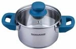 Fackelmann Kochtopf mit Deckel Essential, &Oslash;14cm, blau