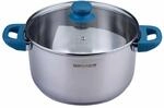 Fackelmann Kochtopf mit Deckel Essential, &Oslash;24cm, 5,4L, blau