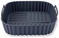 Fackelmann Silikonform f&uuml;r Hei&szlig;luftfritteuse eckig, 19x19x5cm