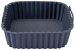 Fackelmann Silikonform f&uuml;r Hei&szlig;luftfritteuse eckig, 15x15x5cm