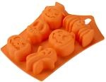 Zenker Happy Halloween Baking Minikuchenform/Eisw&uuml;rfelformer Halloween-Motive