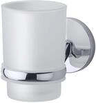 Fackelmann Glas mit Halter Vision Chromoptik