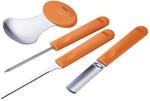 Zenker Happy Halloween Baking K&uuml;rbis Schnitz-Set, 4-tlg.