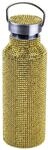 Paris Hilton Trinkflasche Gold, Strass, 500ml