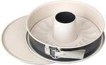 Zenker Springform mit Flach- und Rohrboden Cr&egrave;me Noir, &Oslash;28cm