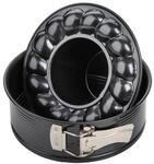 Zenker Springform mit Flach- und Rohrboden Black Metallic, &Oslash;18cm
