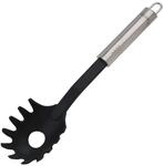 Fackelmann Spaghettil&ouml;ffel Ovalgriff, 32cm, schwarz