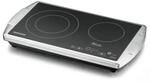 Rommelsbacher CERAN&reg; Doppelkochplatte mit Touchcontrol CT 3403/TC, Edelstahl