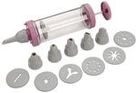 Zenker Garnierspritze mit 6 T&uuml;llen Easy Decorating, 13-teilig