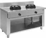 SARO Wok-Gasherd mit offenem Unterbau Modell CC/02