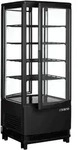 SARO K&uuml;hlvitrine mit Doppelt&uuml;r, SC 100 DT schwarz