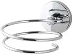 Fackelmann Vision Haartrockner-Halter Chrom gl&auml;nzend - Badm&ouml;bel