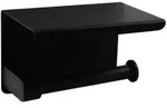 CORNAT WC-Papierhalter mit Ablage schwarz - Cornat Ausstattung