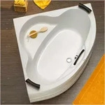 Ottofond Eckbadewanne Siam 140 x 140 wei&szlig; - Badewanne