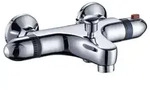 Sch&uuml;tte Wannenf&uuml;ll-Thermostat Supra verchromt - Badewanne