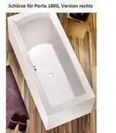 Ottofond Sch&uuml;rze f&uuml;r Rechteckwanne Porta 1800, rechts.. - Badewanne