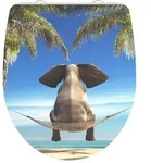 Sch&uuml;tte Duroplast HG WC-Sitz HAPPY ELEPHANT,.. - Sch&uuml;tte WC-Sitze