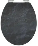 Sch&uuml;tte WC Sitz Black Stone High Gloss.. - Schwarze Bad-Ausstattung