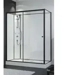 Breuer Komplettdusche Schiebet&uuml;r mit Seitenwand BR100.. - Duschkabine