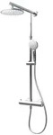 Schulte Duschmaster Classic Rain Rund mit Thermostat.. - Duschkabine