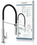 Sch&uuml;tte STILO Sp&uuml;ltischarmatur, Chrom/Schwarz, mit.. - Bad-Armatur