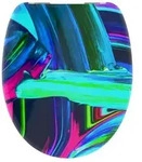 Sch&uuml;tte Duroplast WC-Sitz, NEON PAINT, mit.. - Sch&uuml;tte WC-Sitze