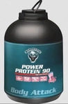 Body Attack - Power Protein 90 - Strawberry - 2000 g, Grundpreis: &euro; 29,- / kg