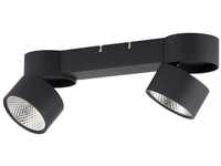 LED-Deckenleuchte Pure-Nola, schwarz, 49 cm