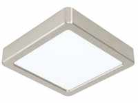 LED-Deckenleuchte Fueva 5, nickel-matt, 1350 Lumen, 16 cm