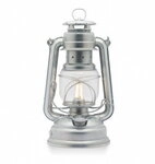 Feuerhand Sturmlaterne LED zinc 276LEDZINC