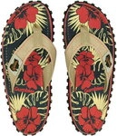 Gumbies Original Islander Women denim hibiscus - Gr&ouml;&szlig;e 38 2253