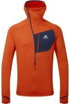 Mountain Equipment Eclipse Hooded Zip Tee magma/medieval - Gr&ouml;&szlig;e S 005727
