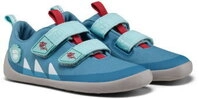 Affenzahn Barfu&szlig;schuh Baumwolle Lucky Hai hellblau - Gr&ouml;&szlig;e 21 Kinder 00391