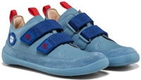 Affenzahn Barfu&szlig;schuh Leder Buddy Hai blau - Gr&ouml;&szlig;e 21 Kinder 00428