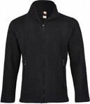 Engel Jacke Merino Wollfleece schwarz melange - Gr&ouml;&szlig;e 46/48 584430
