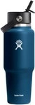 Hydro Flask Travel Bottle Wide Flex Straw indigo - Gr&ouml;&szlig;e 946 ml WT32BFS464