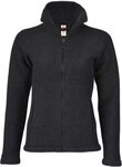 Engel Jacke Merino Wollfleece Damen schwarz melange - Gr&ouml;&szlig;e 34/36 584470