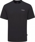 Rab Crimp Elevation Tee beluga BEL - Gr&ouml;&szlig;e L QBL68