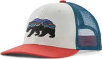 Patagonia 66032, Patagonia Kids Trucker Hat fritz roy bear/birch white