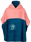 Trollkids Kids Kvalvika Surf Poncho peony rose/harbor blue - Gr&ouml;&szlig;e 98 Kinder 142