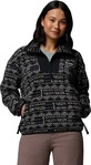 Columbia 2136204, Columbia Sequoia Grove Printed Half Zip Women black/horizons -