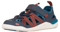 Trollkids Kids Saltfjord Barefoot Sandal mys blue/red clay/sum blue - Gr&ouml;&szlig;e 37
