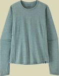 Patagonia 44795, Patagonia Womens LS Cap Cool Sun Shirt thermal blue thin ice x-dye -
