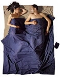 Cocoon TravelSheet Double &Auml;gyptische Baumwolle khaki/tuareg - Gr&ouml;&szlig;e 220x176 cm