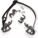 ORTLIEB 2 Quick-Lock1-Haken mit Griff, 16mm mit Eins&auml;tzen f&uuml;r 8 und 11mm E162