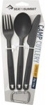 Sea to Summit Camp Cutlery Set charcoal ACUTLCH