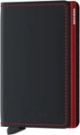Secrid Matte black/red slim SM