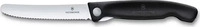 Victorinox 67833F, Victorinox Faltbares Gem&uuml;semesser Wellenschliff - schwarz -