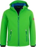 Trollkids Kids Trollfjord Jacket bright green/med blue - Gr&ouml;&szlig;e 152 Kinder 161