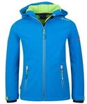 Trollkids Kids Trollfjord Jacket medium blue/green - Gr&ouml;&szlig;e 128 Kinder 161